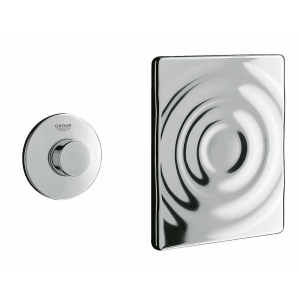 Панель смыва для унитаза GROHE Surf с 1 режимом смыва, с дистанционным управлением, хром (37059000)
