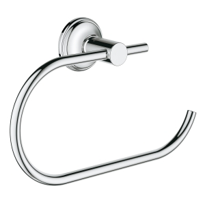 Держатель для туалетной бумаги GROHE Essentials Authentic, без крышки, хром (40657001)