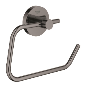 Держатель для туалетной бумаги без крышки GROHE Essentials, тёмный графит глянец (40689A01)