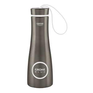 Бутылка для воды из нержавеющей стали GROHE Blue, темный графит матовый (40848AL0)