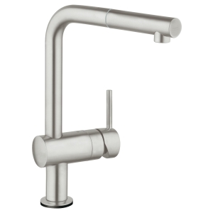 Смеситель для кухни GROHE Minta Touch сенсорный с вытяжным изливом, суперсталь (31360DC1)