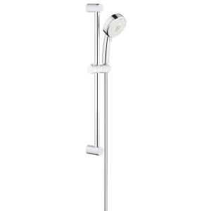 Душевой гарнитур GROHE Tempesta Cosmopolitan 100, 4 режима струи, душевая штанга 600 мм, 9,5 л/мин, хром (27580002)