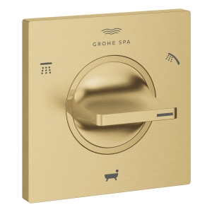 Внешняя часть переключателя потоков GROHE Allure на 3 положения, холодный рассвет матовый (19590GN1)