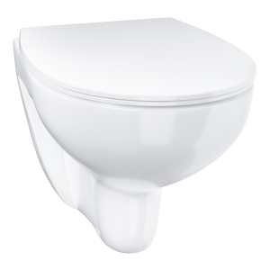 Унитаз подвесной GROHE Bau Ceramic с сиденьем с микролифтом, альпин-белый (39899000)
