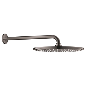 Верхний душ GROHE Rainshower Cosmopolitan 310, 8 л/мин, 1 режим, 380 мм, темный графит глянцевый (26066A00)