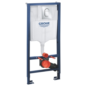 Система инсталляции для унитаза, GROHE Rapid SL 3 в 1с панелью смыва Arena Cosmopolitan S, хром (39504000)