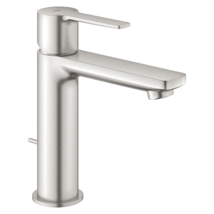 Смеситель для раковины GROHE Lineare с донным клапаном, суперсталь (32114DC1)