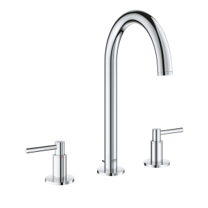 Смеситель для раковины GROHE Atrio двухвентильный на 3 отверстия, хром (20009003)