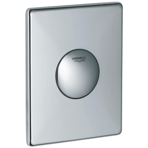 Панель смыва для унитаза GROHE Skate, 1 режим, хром (37547000)