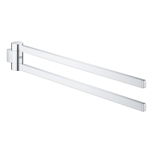 Держатель для полотенца GROHE Selection 400 мм, двойной, поворотный, хром (41063000)