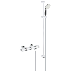 Термостат для душа GROHE Grohtherm 1000 с душевым гарнитуром, хром (34824004)