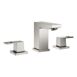 Смеситель для раковины GROHE Eurocube на 3 отверстия, суперсталь (20351DC0)