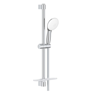 Душевой гарнитур GROHE Tempesta 110 с мыльницей, 2 режима струи, душевая штанга 600 мм, 13,5 л/мин, хром (27926003)