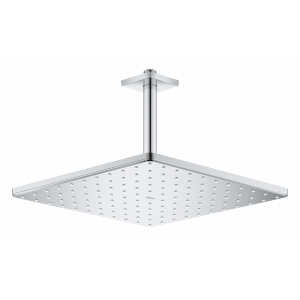 Верхний душ с потолочным душевым кронштейном 142 мм, 1 режим струи, GROHE Rainshower Mono 310 Cube, хром, (26565000)