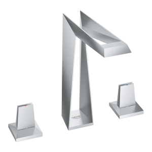 Смеситель для раковины GROHE Allure Brilliant Icon 3D на 3 отверстия, нержавеющая сталь (20603SD0)