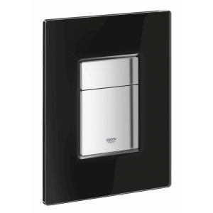 Панель смыва для унитаза GROHE Skate Cosmopolitan Glass, 3 режима, черный бархат (38845KS0)