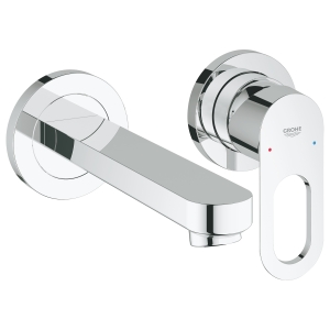 Смеситель для раковины GROHE BauLoop в комплекте с монтажной частью, хром (20289000)