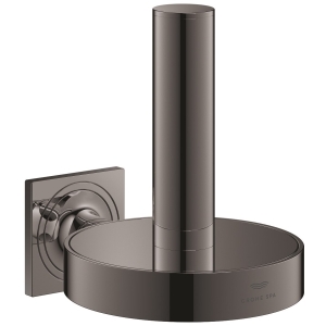 Держатель запасного рулона туалетной бумаги GROHE Allure, темный графит глянец (40956A01)