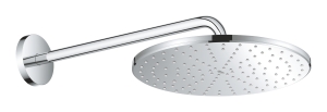 Верхний душ GROHE Rainshower 310 Mono с душевым кронштейном, 9,5 л/мин, 1 режим, 422 мм, хром (26558000)