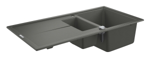 Мойка GROHE K400 с 1,5 чашей, 1000 x 500 мм, серый гранит (31642AT0)