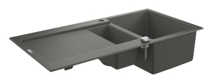 Мойка GROHE K500 с 1,5 чашей, 1000 x 500 мм, серый гранит (31646AT0)
