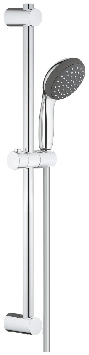 Душевой гарнитур GROHE QuickFix Vitalio Start 100, 1 режим струи, душевая штанга 600 мм, 5,7 л/мин, хром (27942000)
