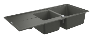 Мойка GROHE K400 с 1,5 чашей, серый гранит (31643AT0)