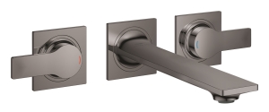 Внешняя часть смесителя для раковины GROHE Allure скрытого монтажа, на 3 отверстия, M-Size, темный графит глянец (20193A02)