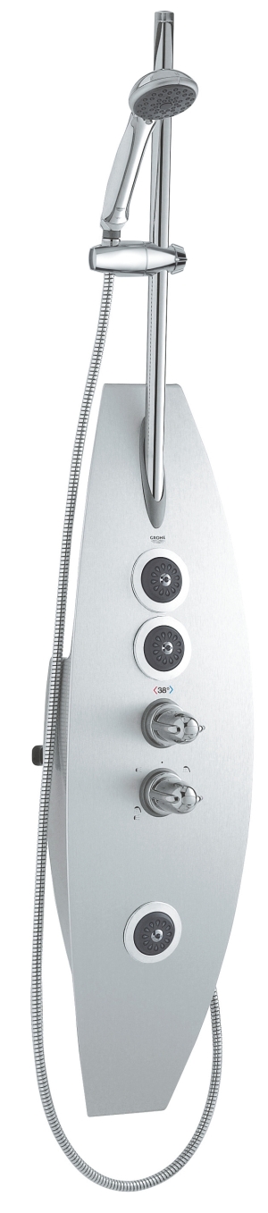 Душевая панель GROHE Aquatower 2000, настенный монтаж, хром