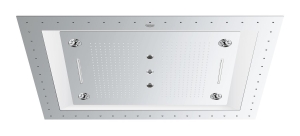 Потолочный душ с 6+ режимами струи и с подсветкой, GROHE Rainshower F-Series 40, хром, (26373001)