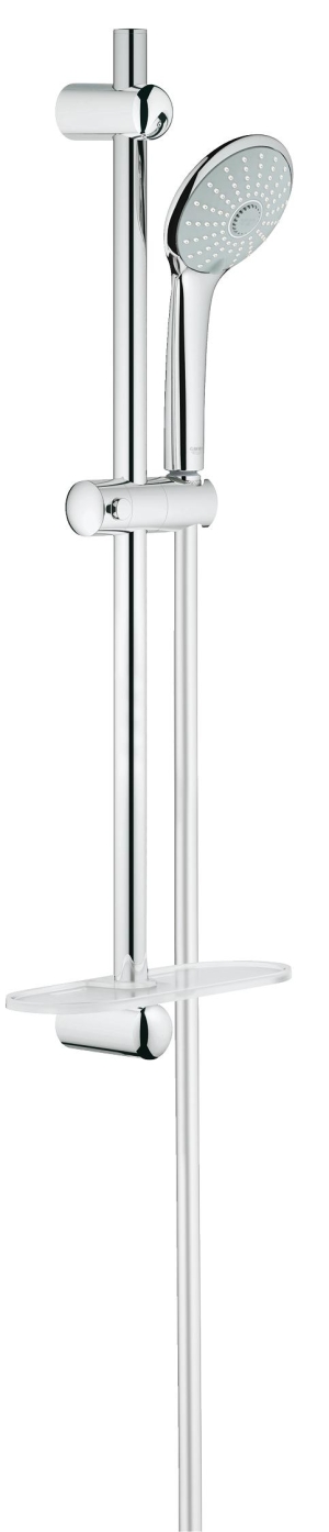 Душевой гарнитур GROHE Euphoria 110 Massage с мыльницей, 3 режима струи, душевая штанга 600 мм, 16,6 л/мин, хром (27231001)