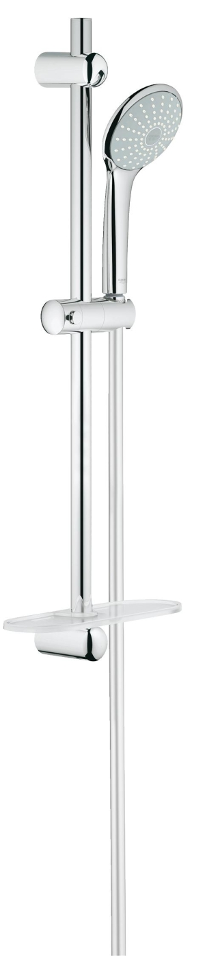 Душевой гарнитур GROHE Euphoria 110 Mono с мыльницей, 1 режим струи, душевая штанга 600 мм, 21,7 л/мин, хром (27266001)