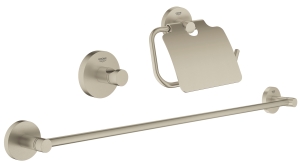 Набор аксессуаров GROHE Essentials (3 предмета), никель матовый (40775EN1)