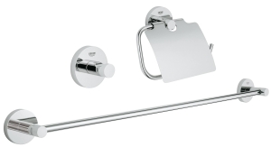 Набор аксессуаров GROHE Essentials (3 предмета), хром (40775001)