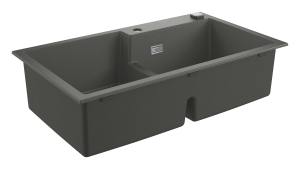 Мойка GROHE K500 с 2 чашами, 860 x 500 мм, серый гранит (31649AT0)