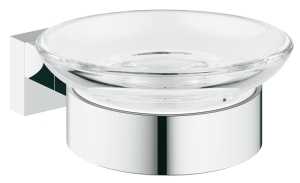 Мыльница с держателем GROHE Essentials Cube, хром (40754001)