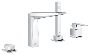 Смеситель для ванны GROHE Allure Brilliant на 4 отверстия, на борт ванны, хром (29405000)