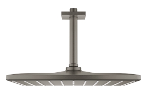Верхний душ GROHE Rainshower Mono 310 Cube, 9,5 л/мин, 1 режим, 142 мм, темный графит матовый (26566AL0)