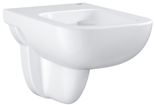 Унитаз подвесной безободковый GROHE Bau Edge, альпин-белый (39809000)