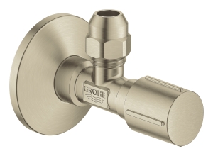 Вентиль угловой GROHE 1/2 дюйма-3/8 дюйма, 1 шт, никель матовый (22037EN0)