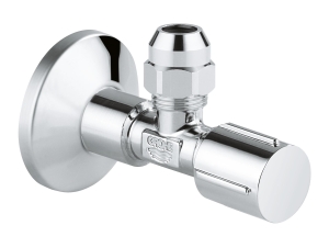 Вентиль угловой GROHE 1/2″-3/8″ для подключения смесителей, хром (22039000)