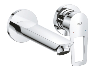 Смеситель для раковины GROHE BauLoop в комплекте с монтажной частью, хром (20289001)