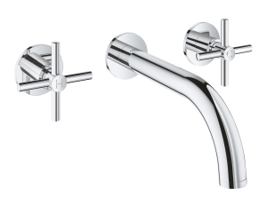 Внешняя часть смесителя для раковины GROHE Atrio на 3 отверстия, хром (20164003)