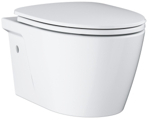 Унитаз подвесной GROHE Projectline с сиденьем, альпин-белый (39321000)
