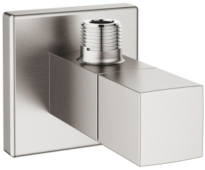 Угловой вентиль GROHE Universal Cube, 1/2"x3/8", СуперСталь (22012DC0)