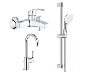 Готовый комплект для ванной комнаты GROHE BauEdge (NB0050)