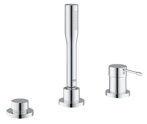 Смеситель для ванны GROHE Essence на 3 отверстия, хром (19976001)