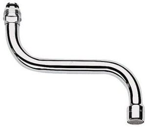 Излив для кухонных настенных смесителей GROHE, хром (13052000)