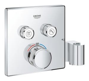Внешняя часть термостата для ванны и душа GROHE Grohtherm SmartControl на 2 потребителя, хром (29125000)