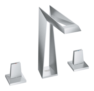 Смеситель для раковины GROHE Allure Brilliant Icon 3D на 3 отверстия, нержавеющая сталь (20603SD0)